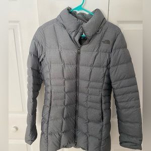 Womens Small Northface Midlength Jacket Gray